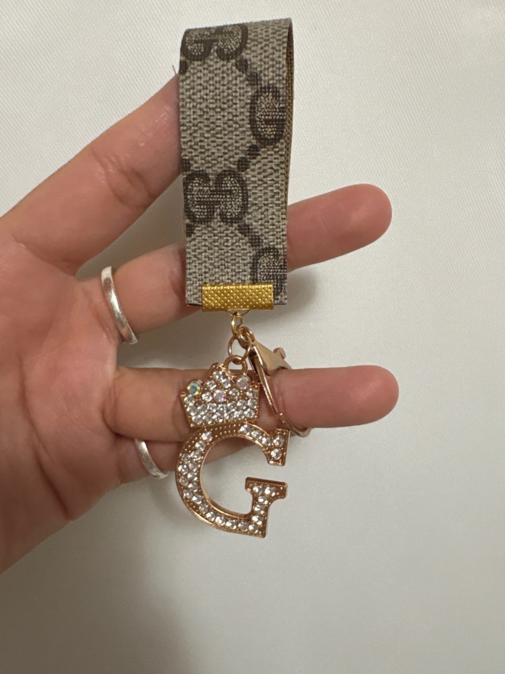 Authentic up-cycled Gucci keychain - Picture 2 of 4